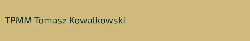 TPMM Tomasz Kowalkowski